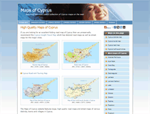 Tablet Screenshot of mapsofcyprus.co.uk